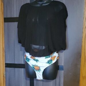 Pineapple Print Swimsuit Bottom